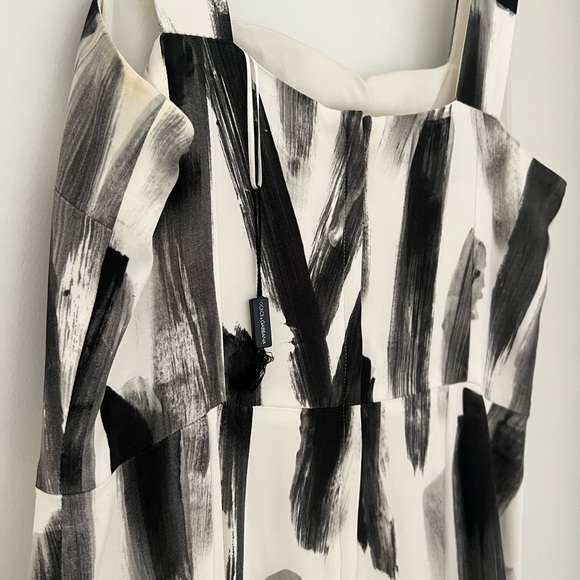 Dolce & Gabbana midi black and white dress - Picture 6 of 7